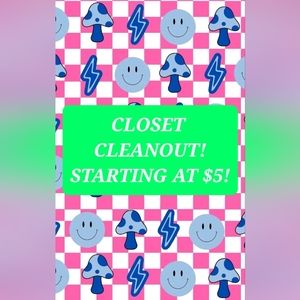 Closet Cleanout!!
